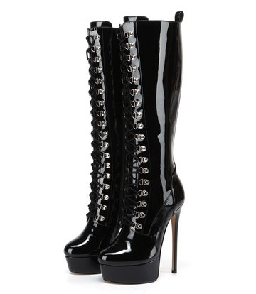 Giaro SORA BLACK SHINY - Shoebidoo Shoes | Giaro high heels