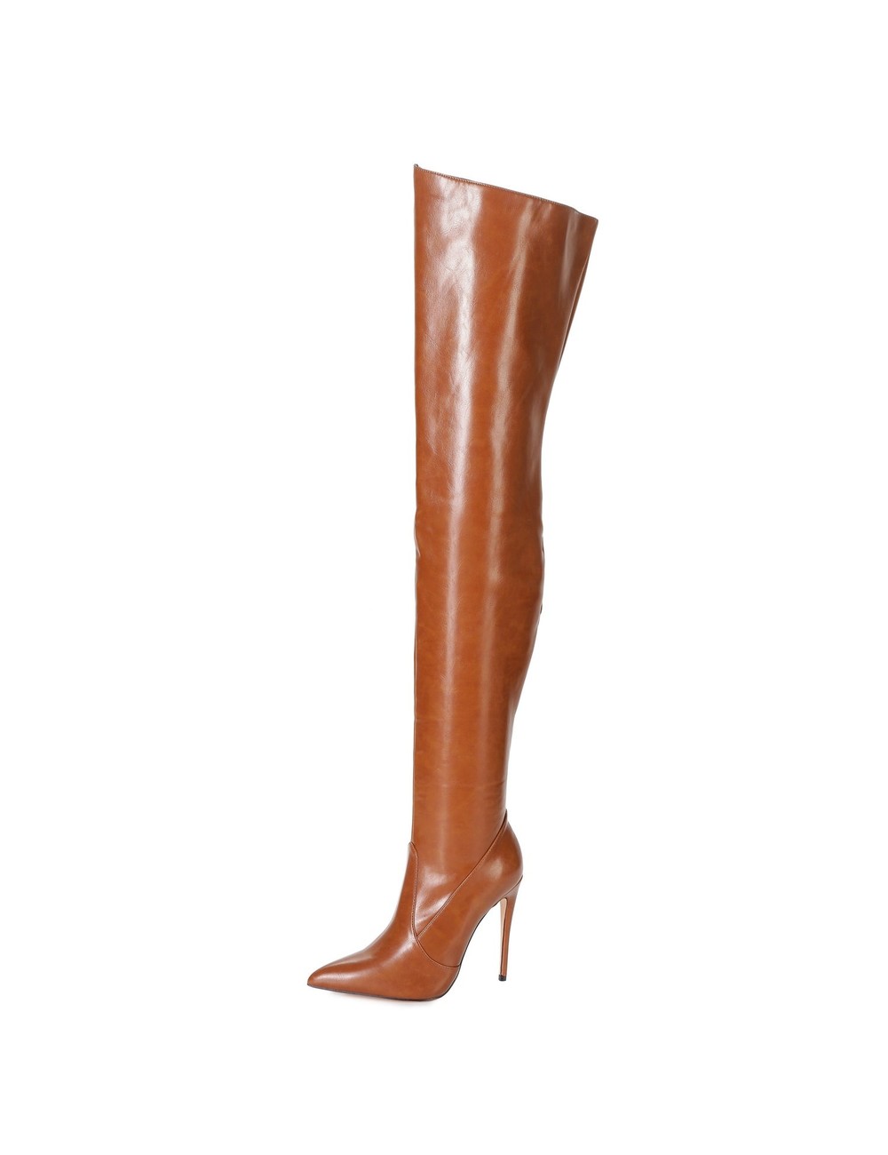 Giaro ARABELLA | BROWN MATTE | THIGH BOOTS | Italian Style