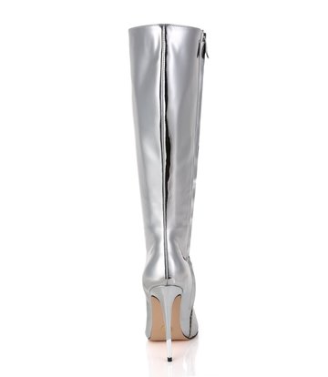 Giaro MILA | SILVER SHINY | KNEE BOOTS | Italian Style