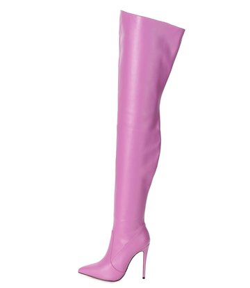 Giaro ARABELLA |PINK | Oberschenkelstiefel | Italienischer Stil