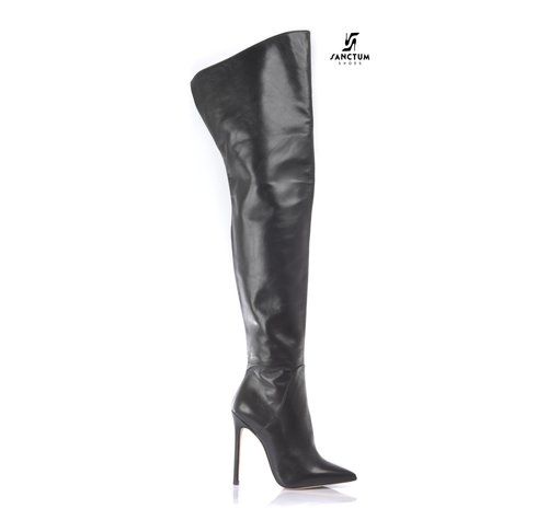 Sanctum Shoes VESTA OBERSCHENKELSTIEFEL SCHWARZ NAPPA