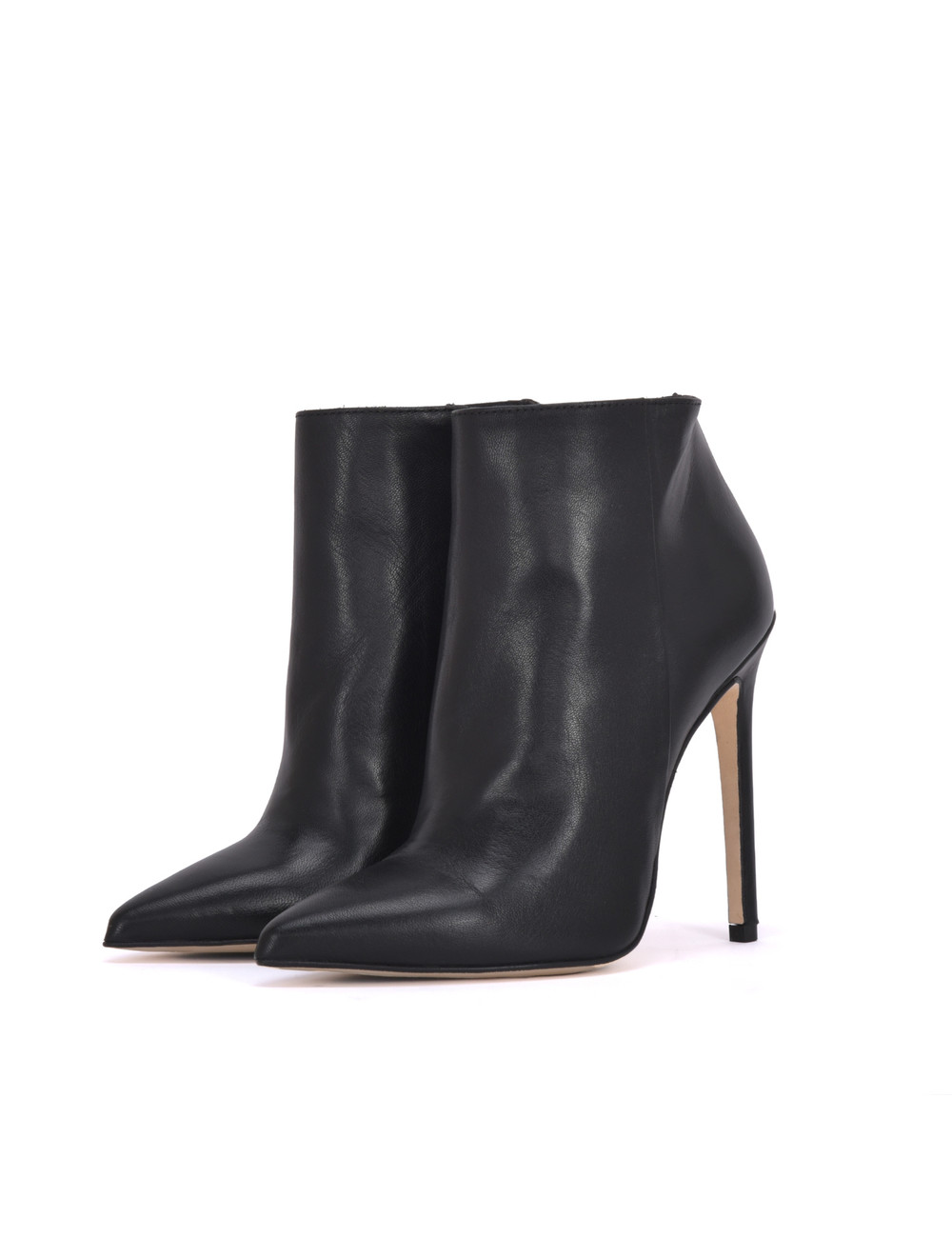 Sanctum Shoes Italiaanse enkellaarzen VESTA met naaldhakken in echt leer