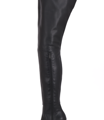 Sanctum Hohe italienische Schrittstiefel VESTA mit 10cm Stilettoabsatz aus echtem Leder