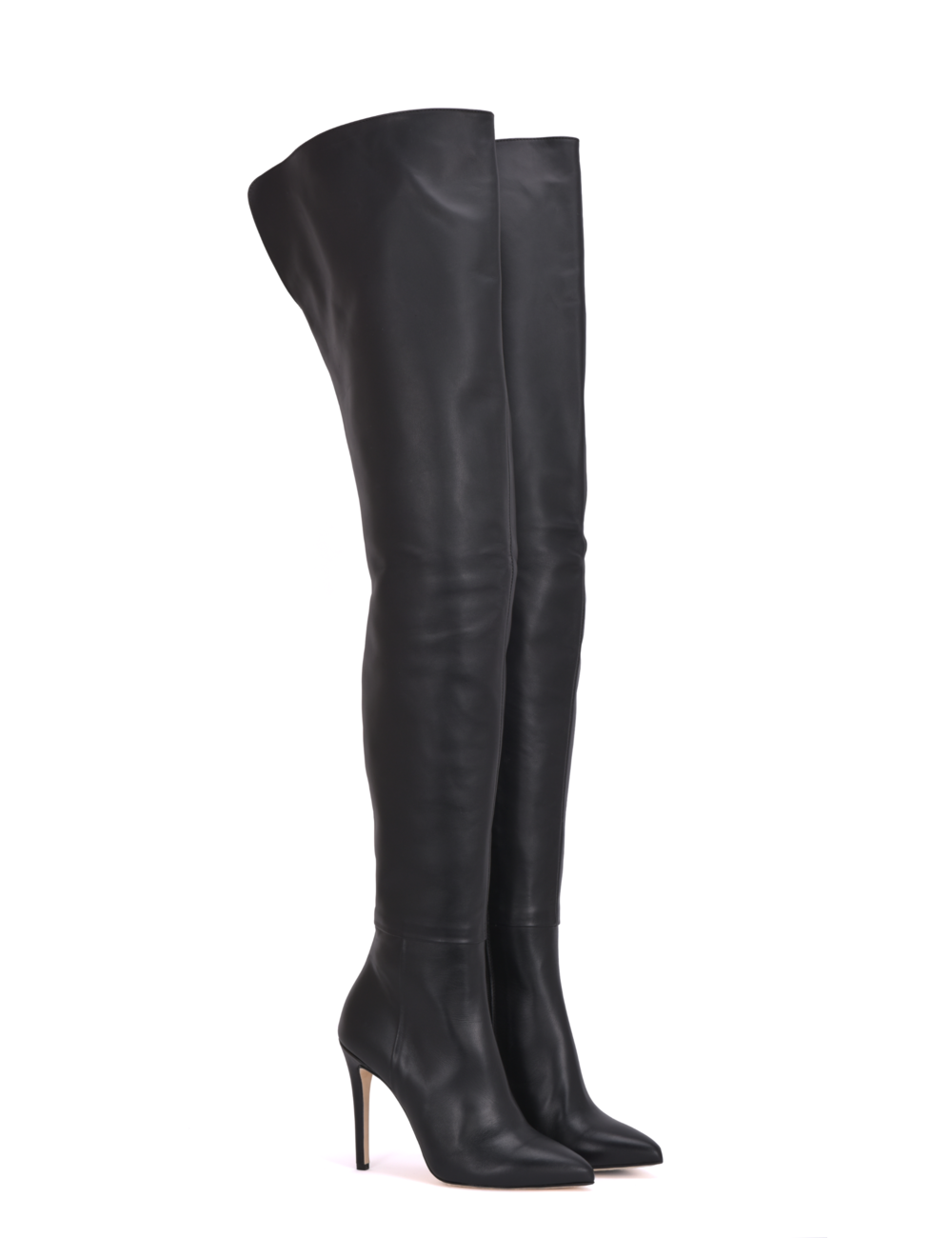 Sanctum High Italian crotch boots VESTA with 10cm stiletto heels in genuine leather