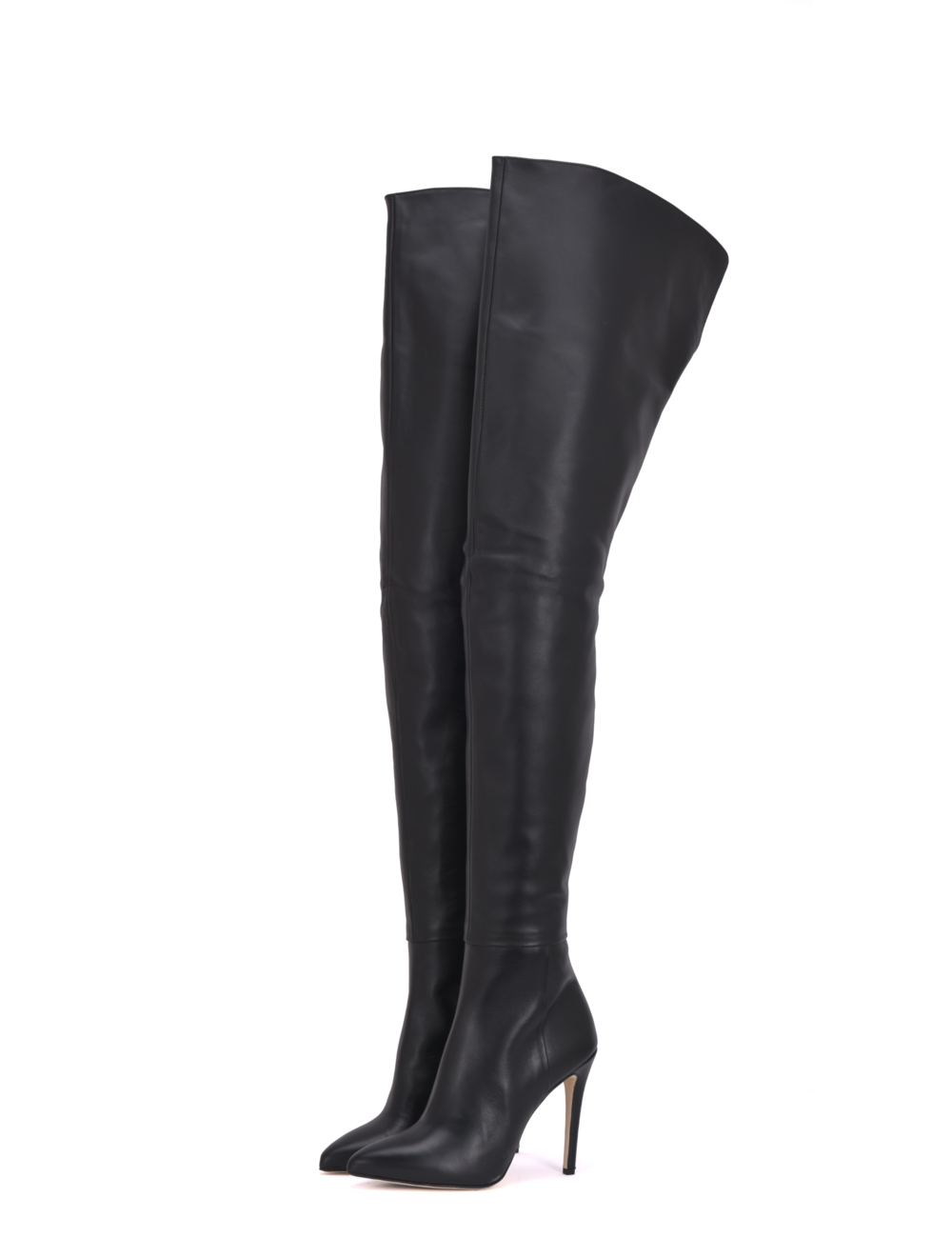 Sanctum High Italian crotch boots VESTA with 10cm stiletto heels in genuine leather