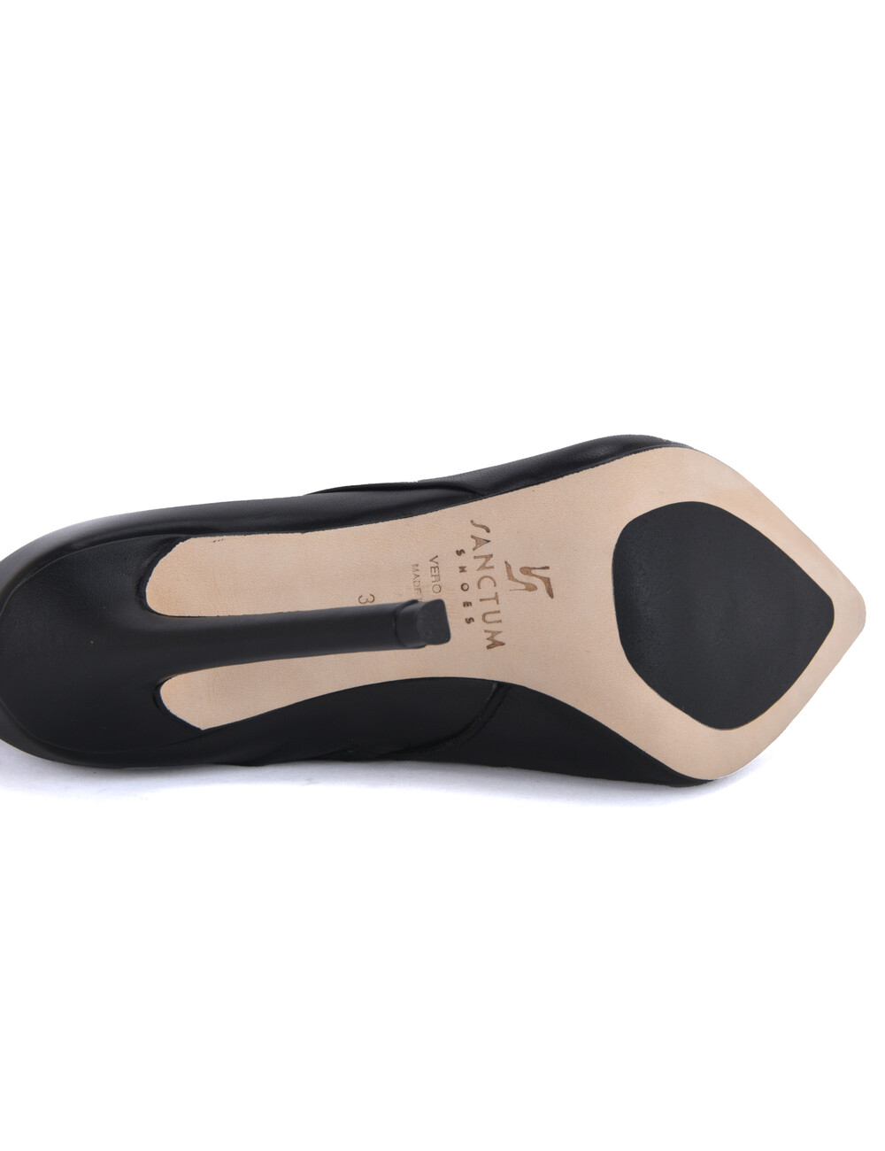 Sanctum Shoes Hoge Italiaanse knielaarzen VESTA met naaldhakken in echt leer