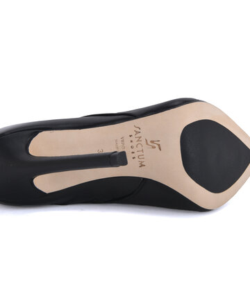 Sanctum Shoes Hoge Italiaanse knielaarzen VESTA met naaldhakken in echt leer