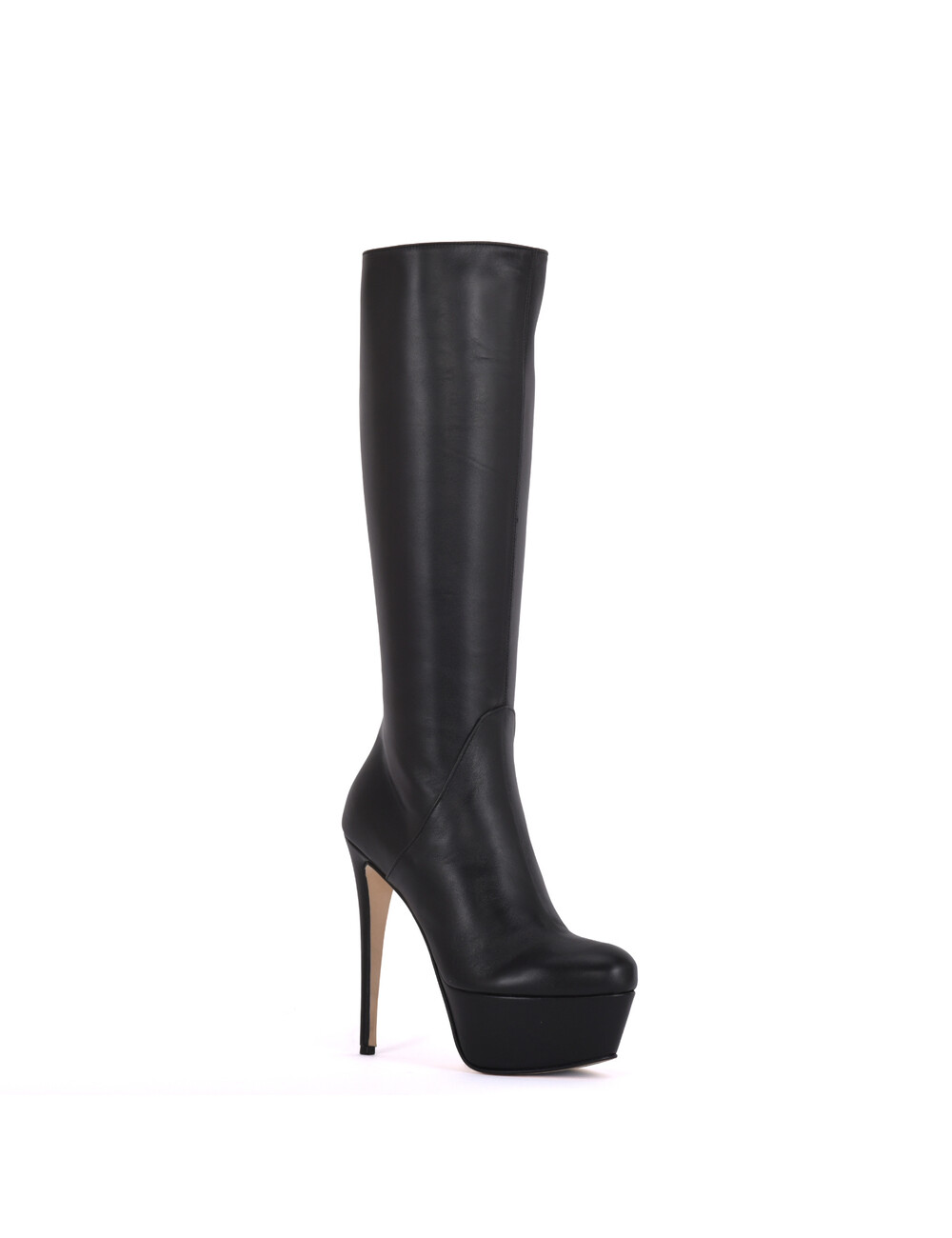 Sanctum High Italian knee boots ISIS with platform heels in real leather