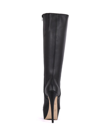 Sanctum High Italian knee boots ISIS with platform heels in real leather