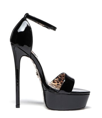 Giaro KITTY BLACK SHINY - Shoebidoo Shoes | Giaro high heels