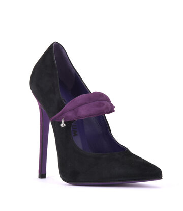Sanctum Shoes Sanctum KISS PUMPS SCHWARZES WILDLEDER