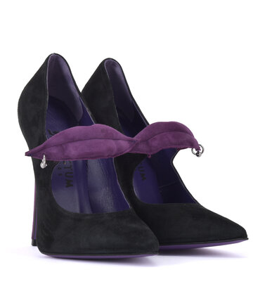Sanctum Shoes Sanctum KISS PUMPS SCHWARZES WILDLEDER
