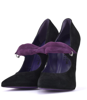 Sanctum Shoes Sanctum KISS PUMPS SCHWARZES WILDLEDER