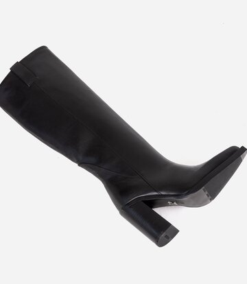 BRONX Shoes BRONX MYA-MAE KNEE BOOTS BLACK LEATHER