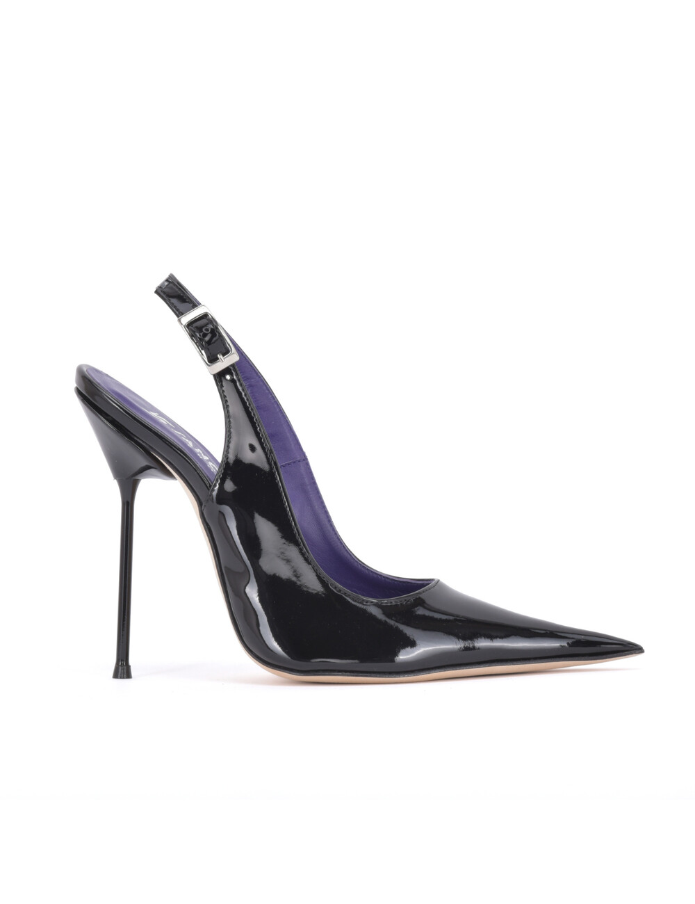 Sanctum Shoes Sanctum SCARLET POINTY SLINGBACK  PUMPS BLACK SHINY