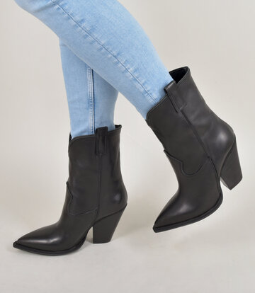 Sanctum Shoes Julie leder Cowboystiefel  High heels