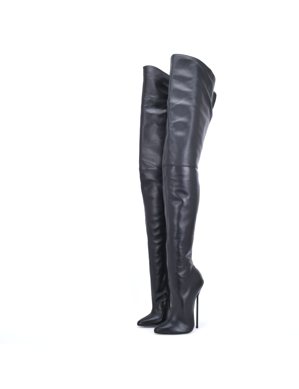 Sanctum Sanctum VICTORIA Schrittstiefel aus schwarzem Nappaleder