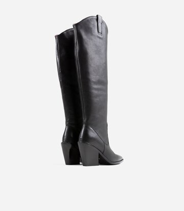 BRONX Shoes BRONX NEW KOLE KNEE BOOTS BLACK LEATHER