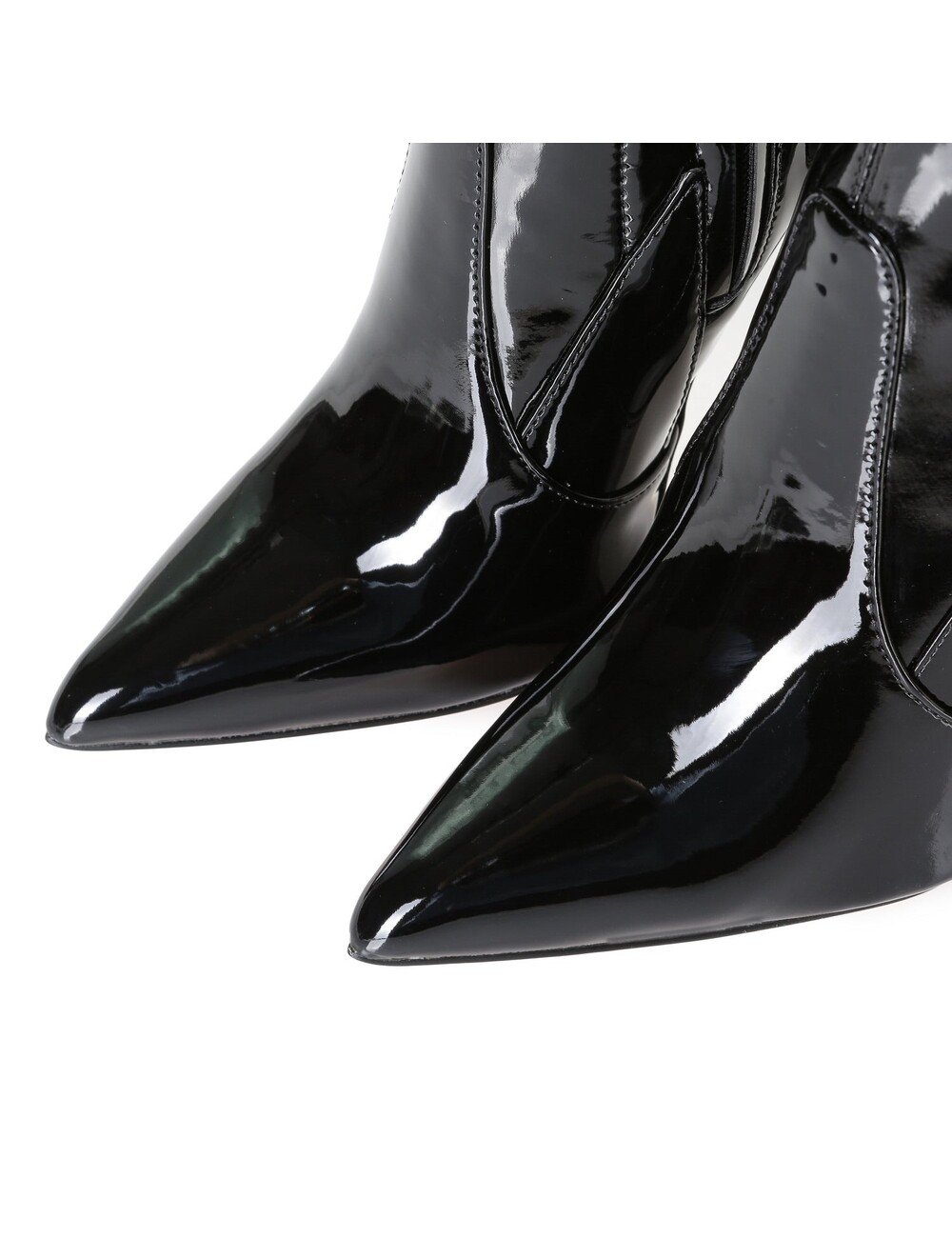 Giaro ARABELLA BLACK SHINY THIGH BOOTS Bootilicious style - Shoebidoo ...