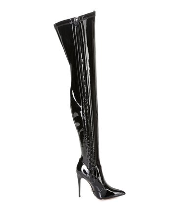 Giaro GIARO ARABELLA | BLACK SHINY | THIGH BOOTS |