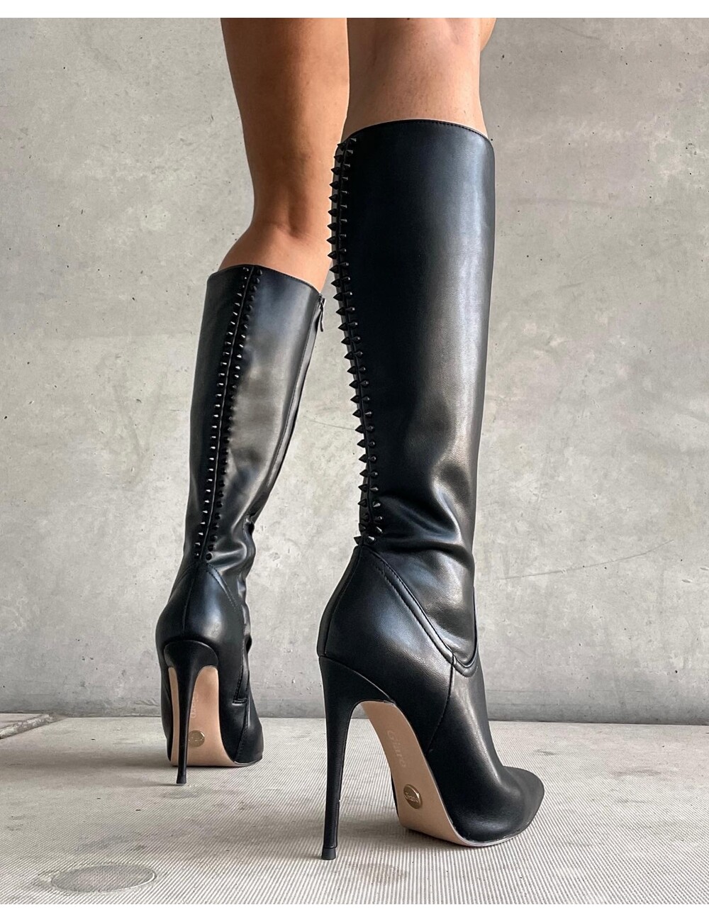 Gabriela in the Mingle black matte - Shoebidoo Shoes | Giaro high heels