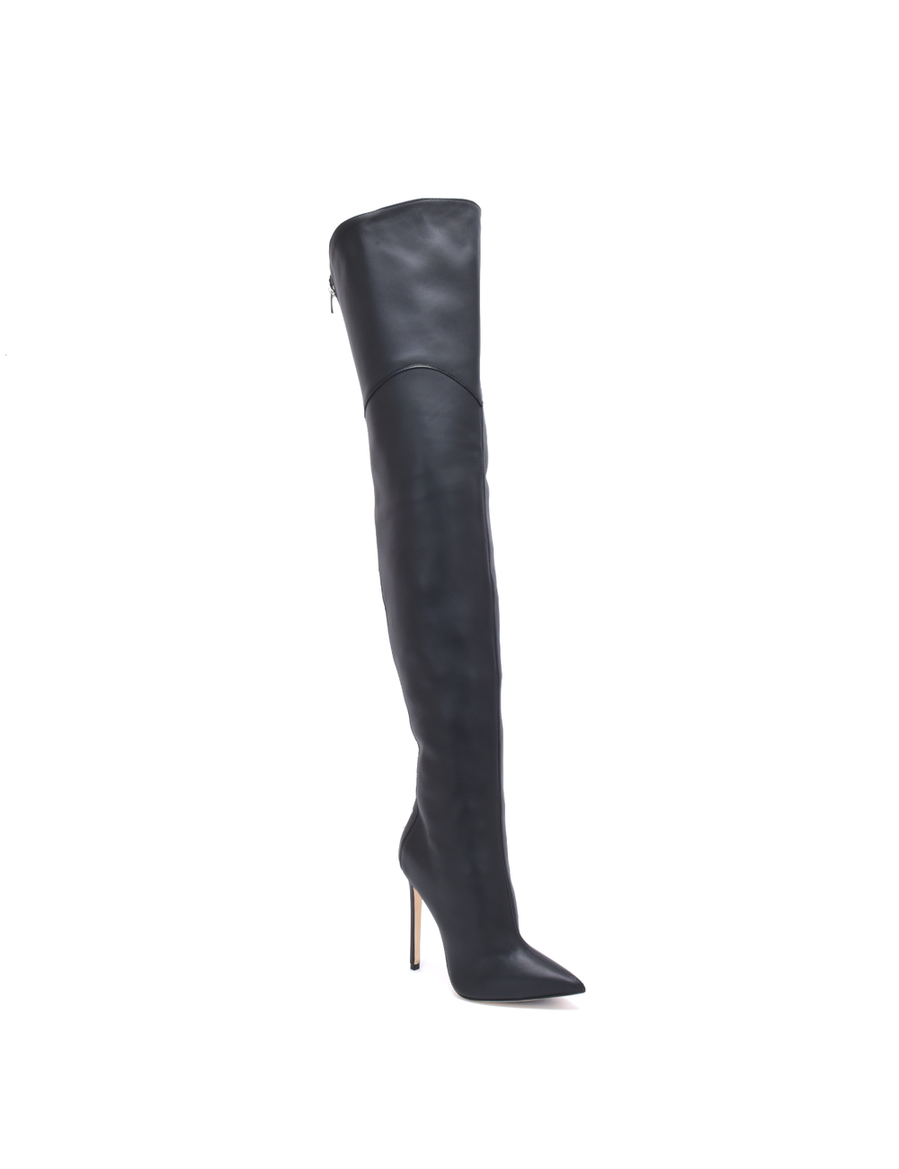 Sanctum 132-OULET Sanctum MANOUK OBERSTIEFEL SCHWARZES NAPPA mit NIETEN und aus