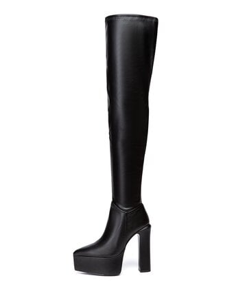 Giaro Giaro SAPHINA | BLACK MATTE | THIGH BOOTS