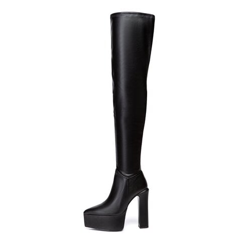 Giaro SAPHINA | BLACK MATTE | THIGH BOOTS