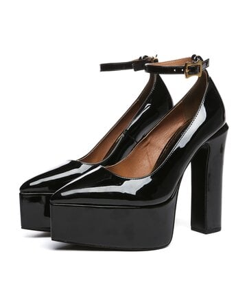 Giaro Giaro STYLET | BLACK SHINY | PUMPS