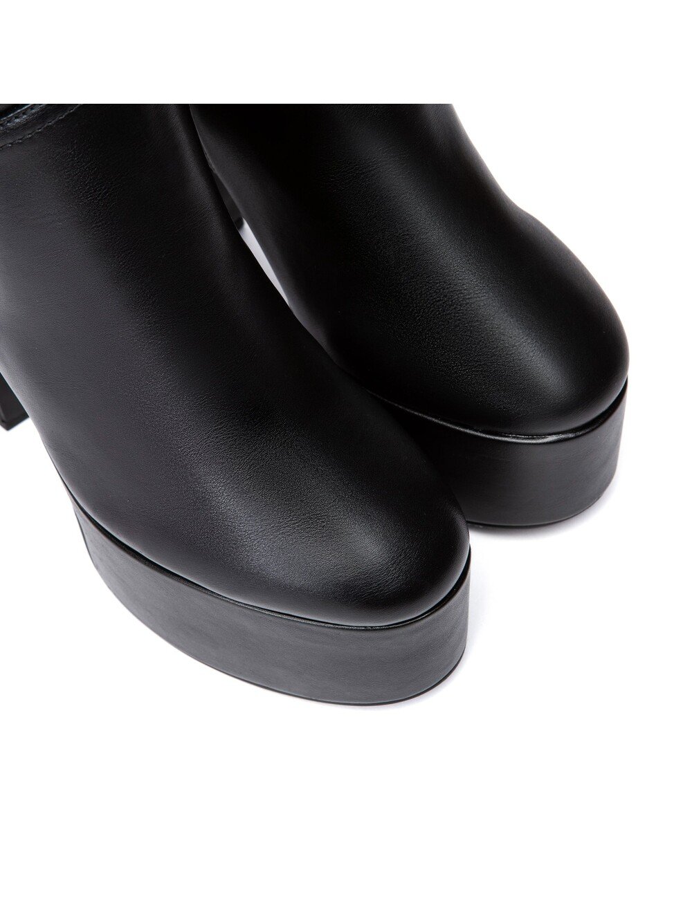 BRYANNA | BLACK MATTE | THIGH BOOTS - Shoebidoo Shoes | Giaro high heels