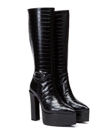 Giaro Giaro SARAHI | SCHWARZER CROCK | KNIESTIEFEL