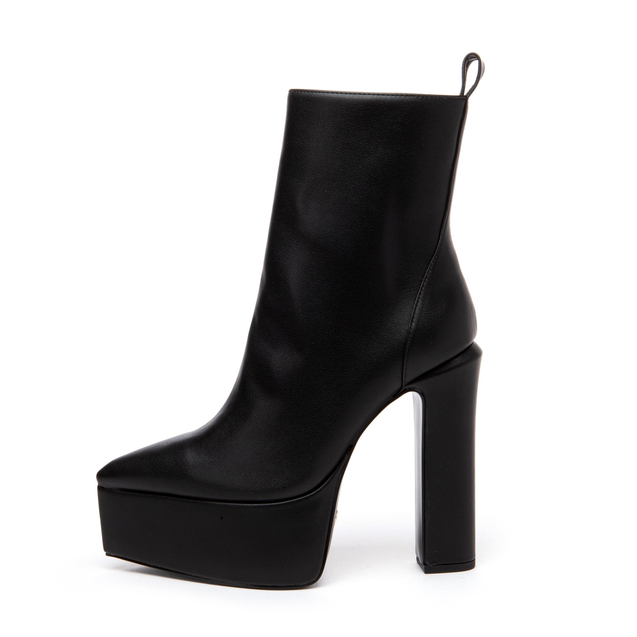 matte black ankle boots