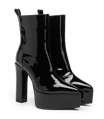 Giaro Giaro STASH | BLACK SHINY | ANKLE BOOTS