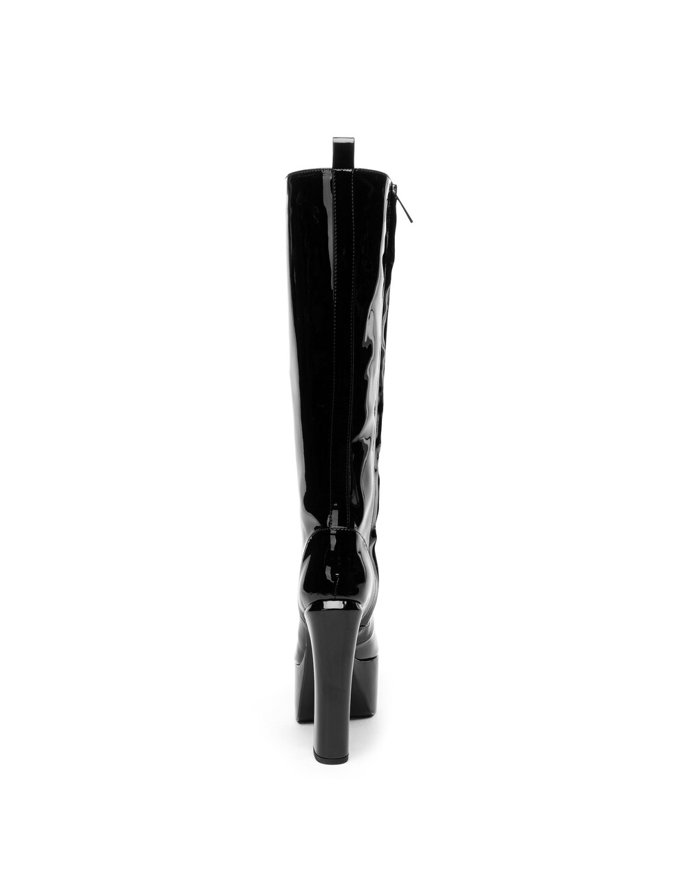 Giaro Giaro STRAGAZER | BLACK SHINY | LACED KNEE BOOTS