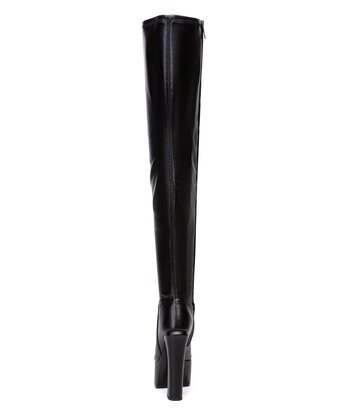 Giaro Giaro SECRETZ | BLACK MATTE | LACED THIGH BOOTS