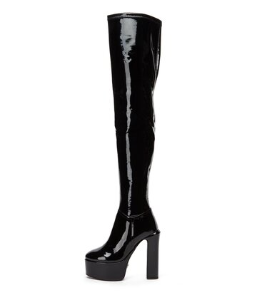 Giaro Giaro BRYANNA | BLACK SHINY  | THIGH BOOTS