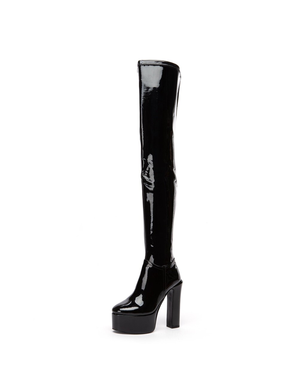 Giaro Giaro BRYANNA | BLACK SHINY  | THIGH BOOTS