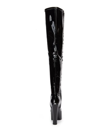 Giaro Giaro BRYANNA | BLACK SHINY  | THIGH BOOTS