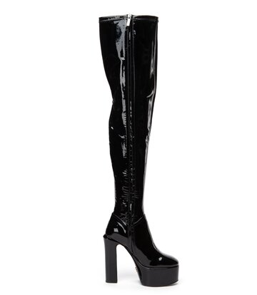 Giaro Giaro BRYANNA | BLACK SHINY  | THIGH BOOTS