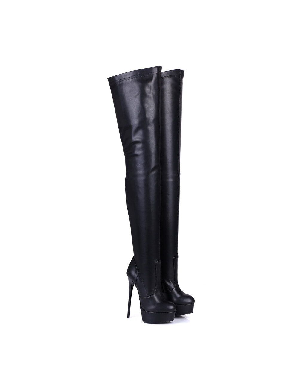 Giaro Black matte Giaro ultra "Galana" thigh boots