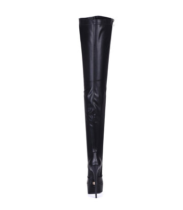 Giaro Black matte Giaro ultra "Galana" thigh boots