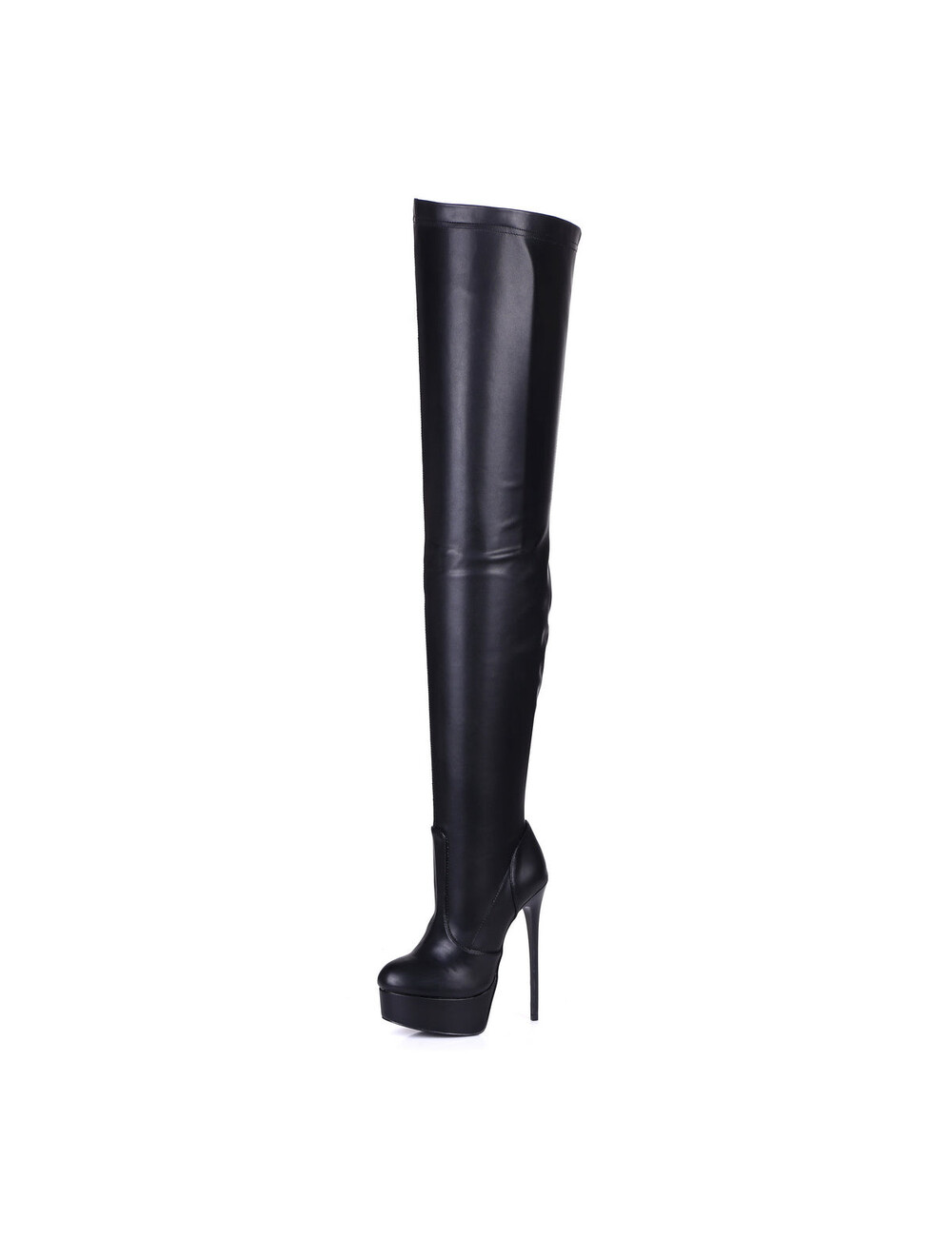 Giaro Black matte Giaro ultra "Galana" thigh boots