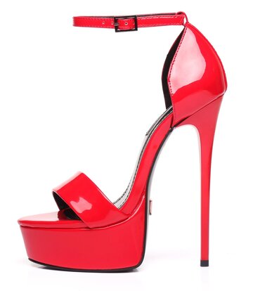 Giaro Red shiny Giaro "Galana" sandals