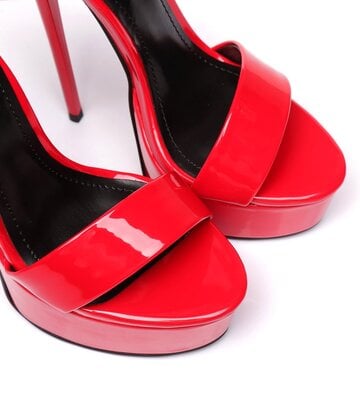 Giaro Red shiny Giaro "Galana" sandals