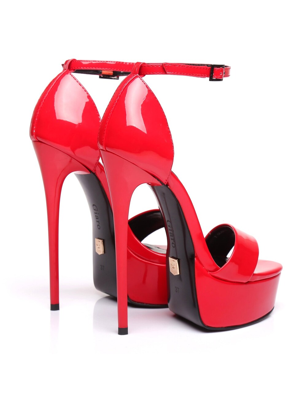 Giaro Red shiny Giaro "Galana" sandals