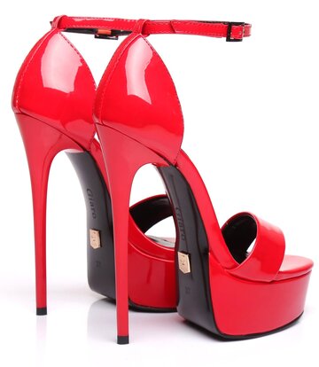 Giaro Red shiny Giaro "Galana" sandals