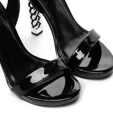 Giaro Giaro ABRIEL | BLACK SHINY | SANDALS