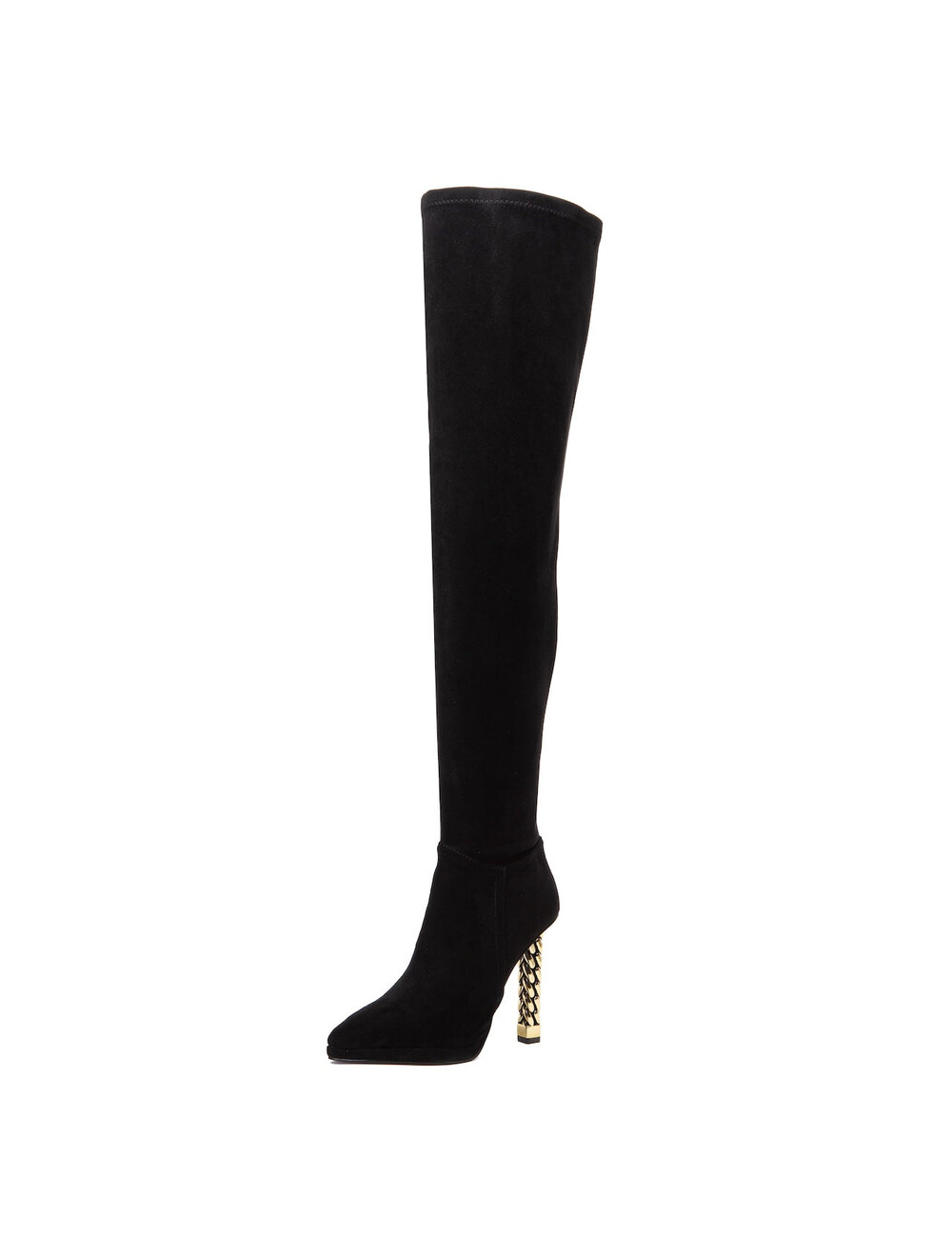 Giaro Giaro ALISSA | BLACK VELOUR | THIGH BOOTS