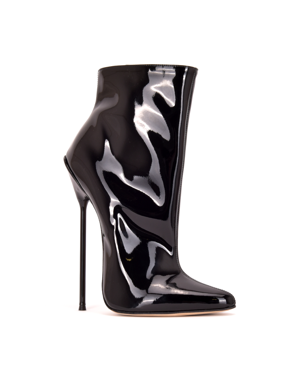 Sanctum Shoes Sanctum HOLLY STIEFELETTEN SCHWARZ GLÄNZEND