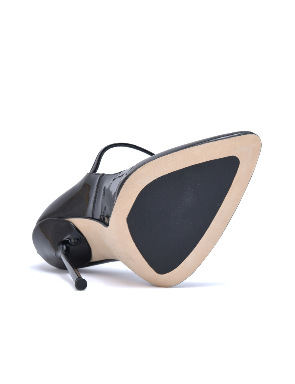 Sanctum Italian pumps TAMARA BLACK SHINY STRAP PUMPS